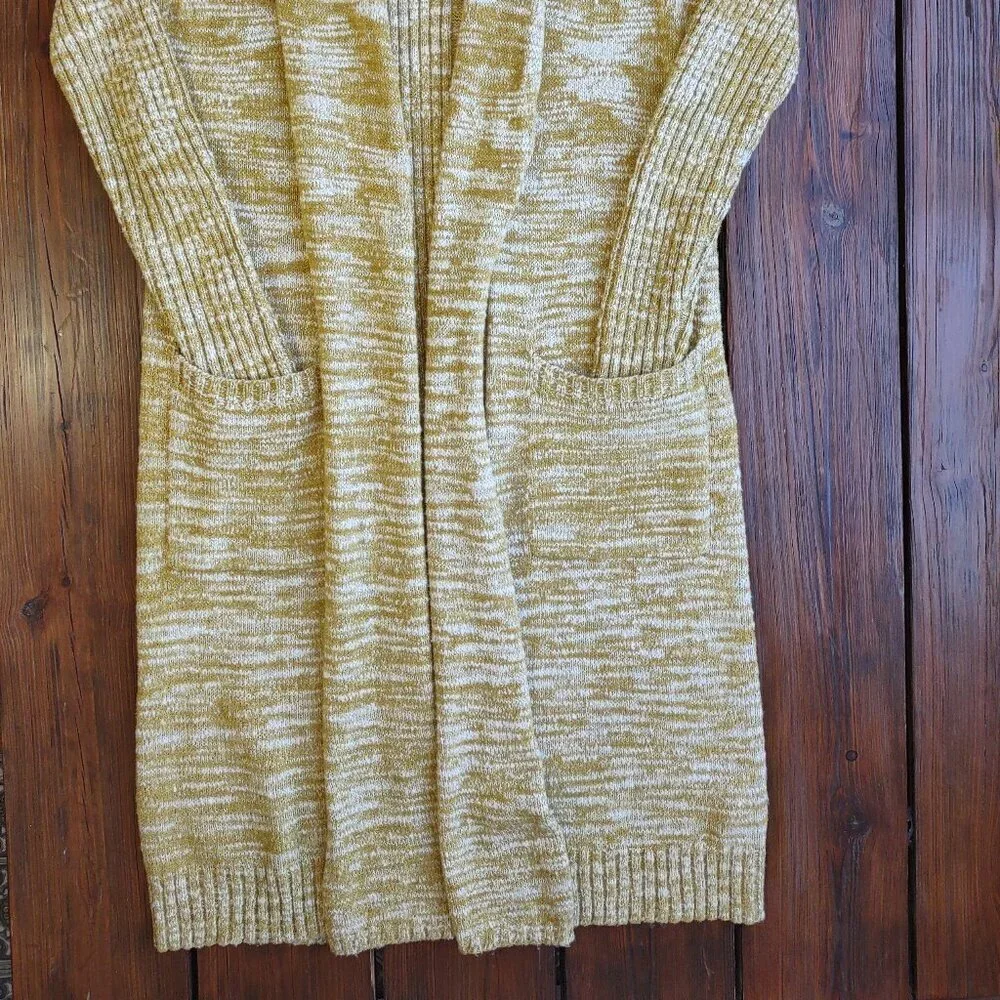 Anthropologie Abigail Boho Long Cardigan Patch Pockets Cabincore Praire Small - Picture 8 of 11